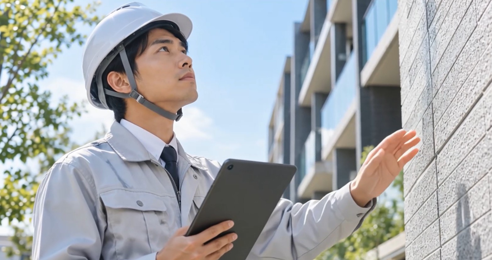 大規模修繕工事中のイメージ
