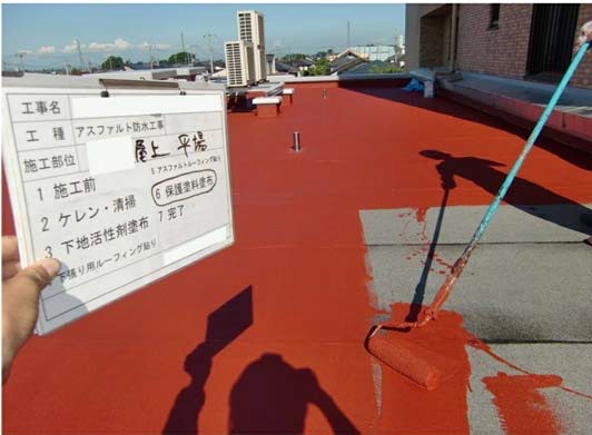 トップコート塗布